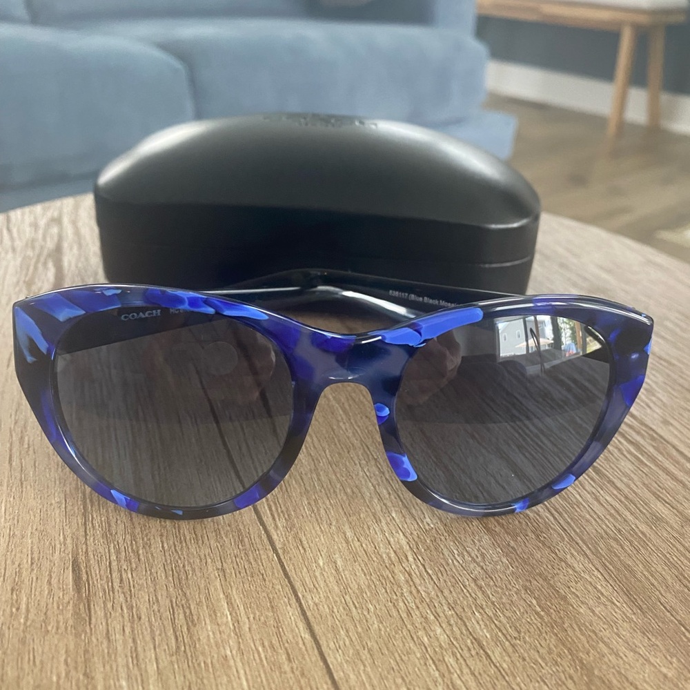 Coach sunglasses - 536117 - Blue Black Mosaic / Navy